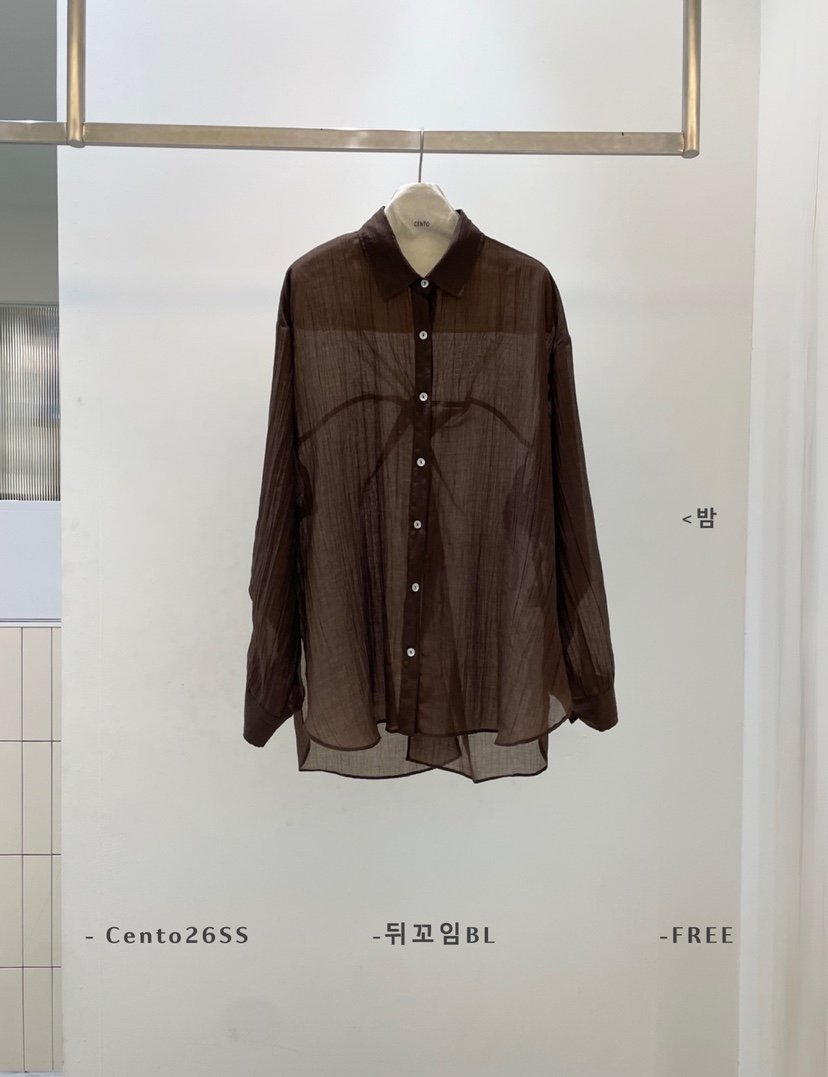 CENTO韓國東大門代購女裝新品熱賣人氣時尚推薦襯衫蕾絲衫CENTO襯衫/蕾絲衫