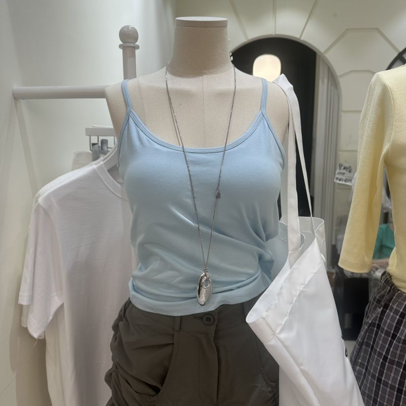 EGG IS韓國代購女裝新品人氣時尚熱賣休閑26夏季吊帶背心無袖EGG IS吊帶/背心
