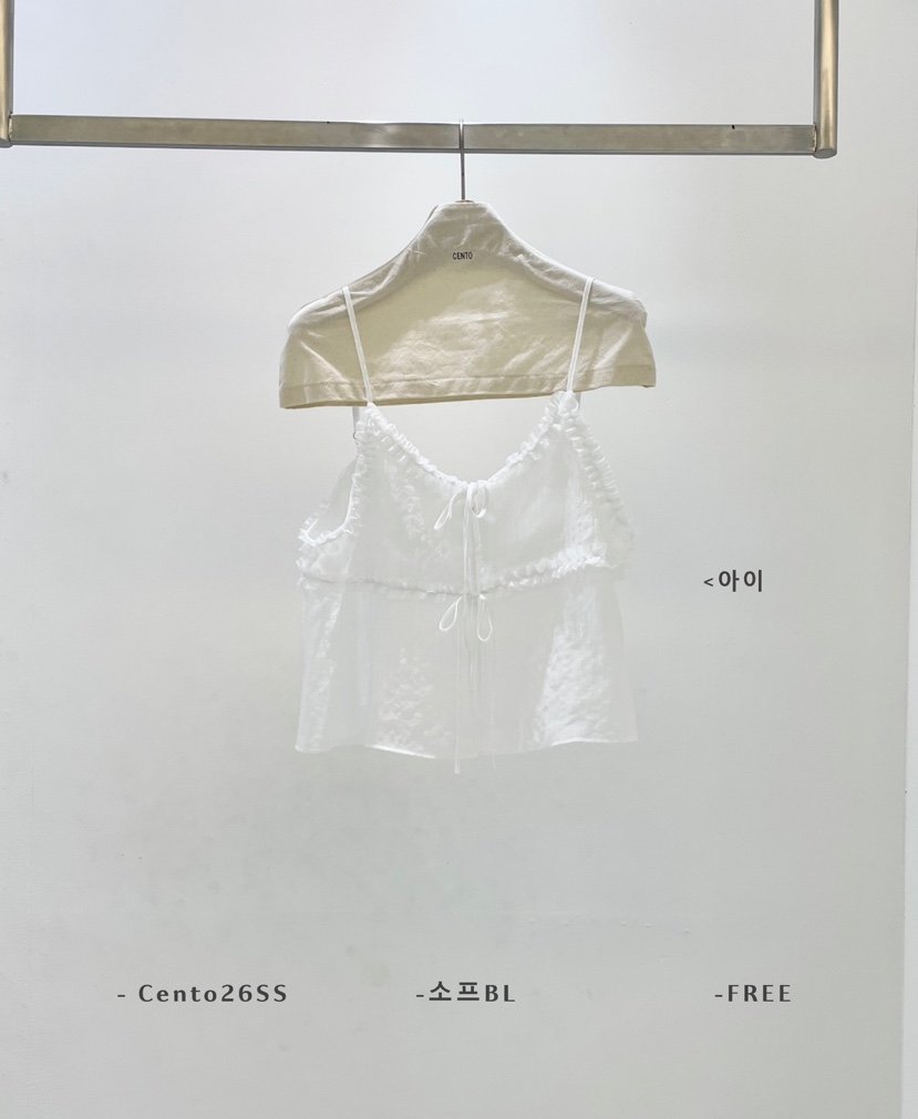 CENTO韓國直郵女士新品時尚休閑熱賣推薦人氣26夏季吊帶背心CENTO吊帶/背心