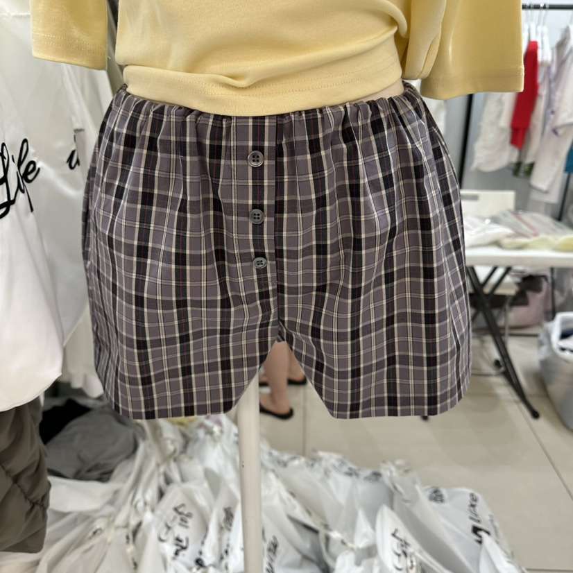 EGG IS韓國代購女裝新款推薦人氣熱賣26夏季時尚休閑短褲EGG IS短褲