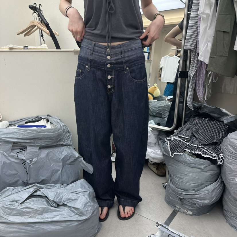 I MFACT韓國直郵女士新款熱賣人氣推薦26夏季時尚牛仔褲I MFACT牛仔褲