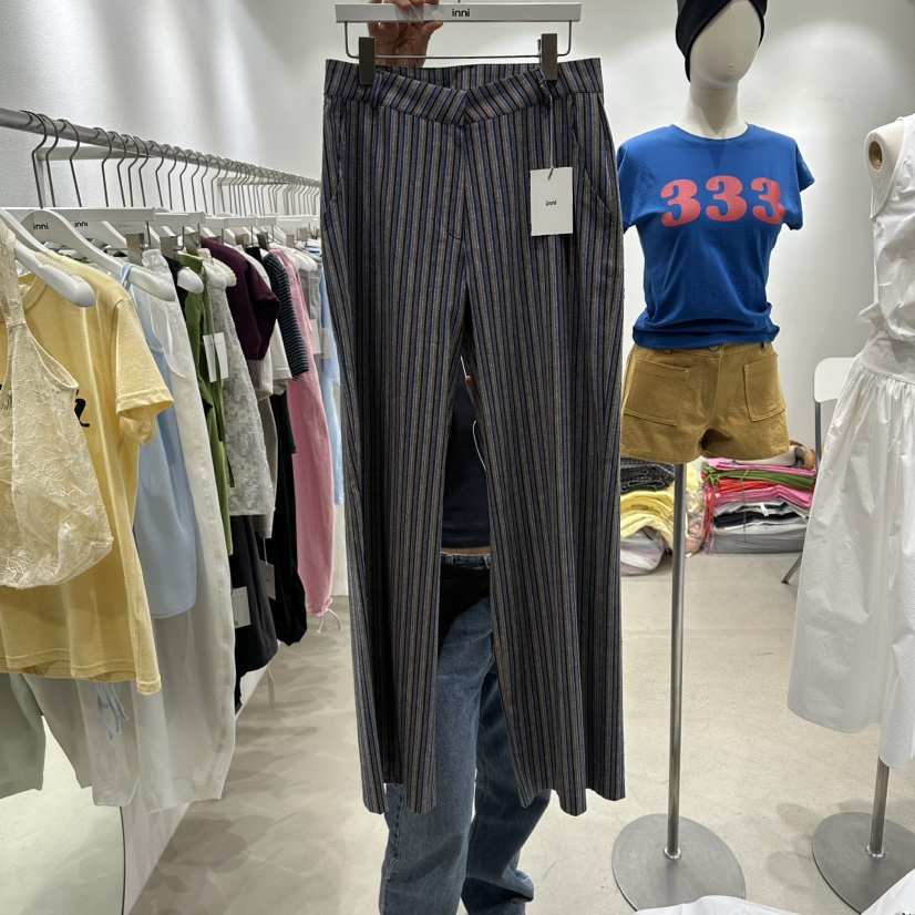 INNI韓國代購女裝新品時尚休閑推薦26夏季人氣休閑褲修身inni休閑褲
