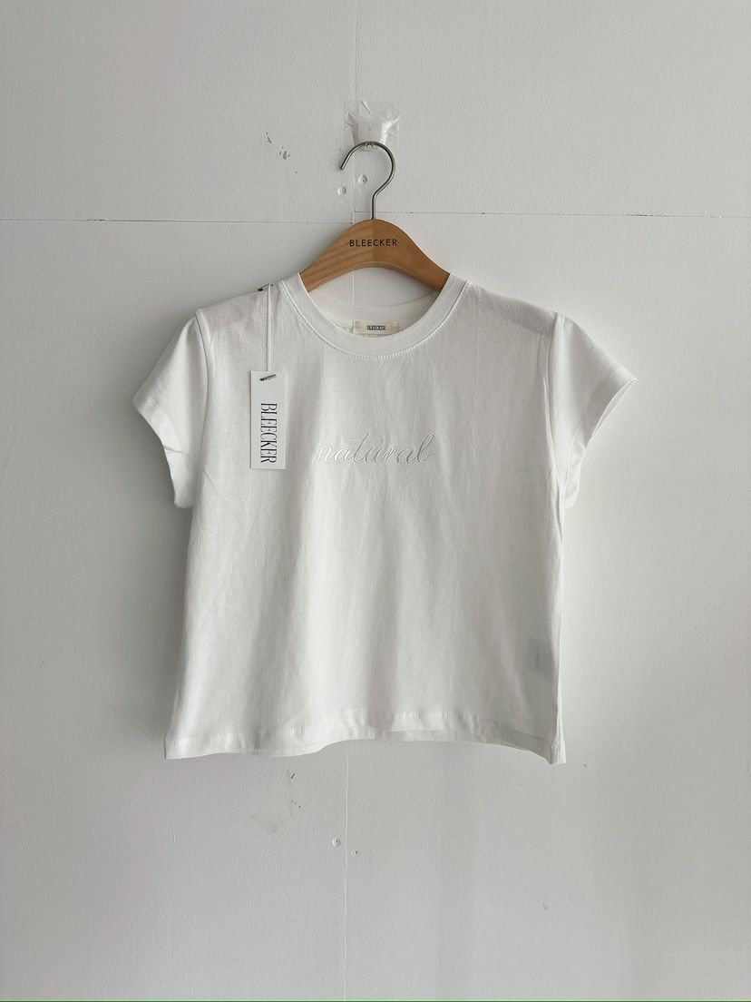 BLEECKER韓國代購女士新品熱賣推薦時尚26夏季休閑T恤刺繡BLEECKERT恤