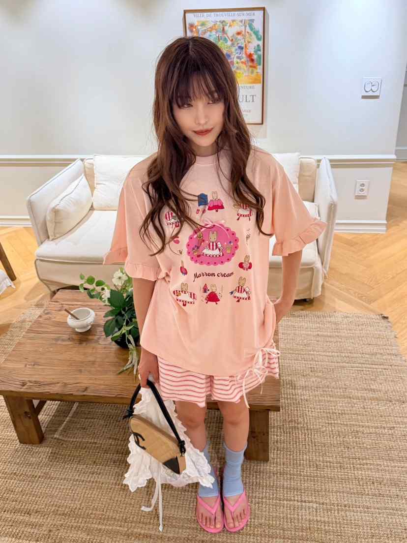 BOUTIQUE-L韓國直郵女裝新款休閑推薦26夏季人氣熱賣T恤BOUTIQUE-LT恤