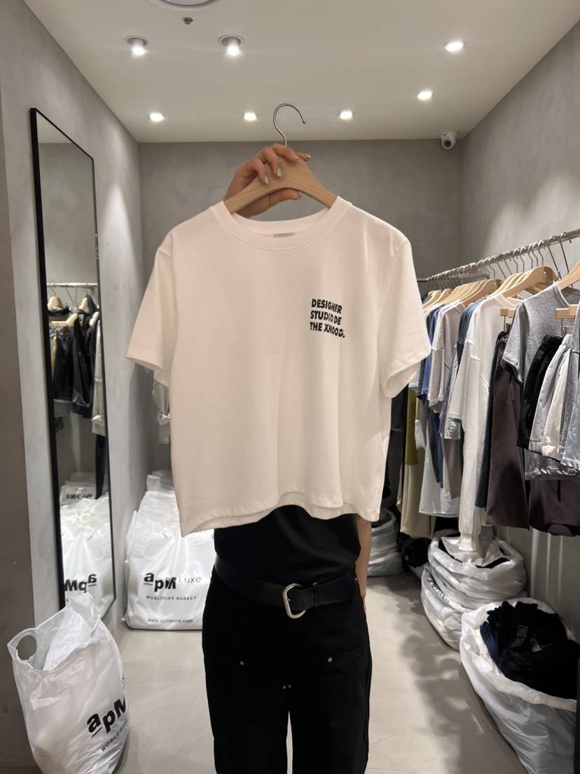 X-MOOD韓國直郵女裝新品時尚推薦人氣休閑26夏季熱賣T恤X-MOODT恤