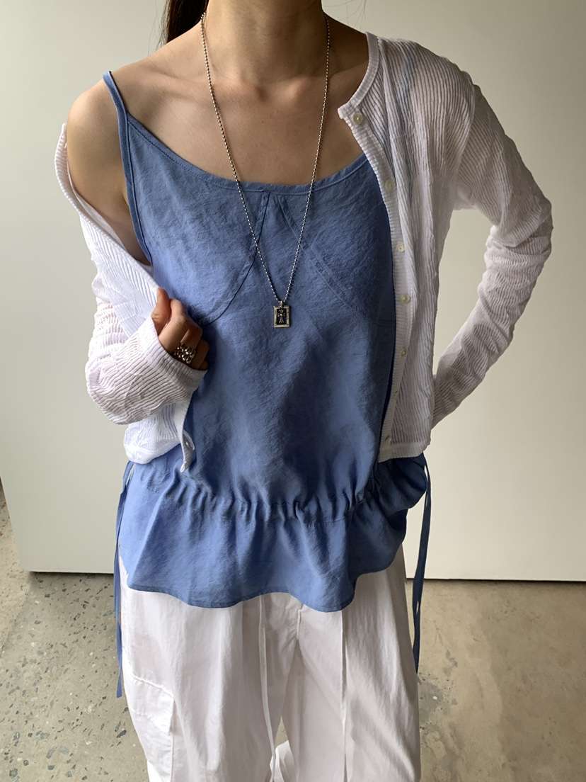 B_GARDER韓國代購女士新品26夏季休閑人氣吊帶背心不含項鏈B.GARDER吊帶/背心