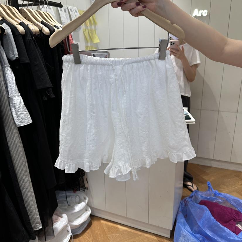 ARC韓國直郵女士新品推薦26夏季人氣時尚休閑熱賣短褲褶皺ARC EN CIEL短褲