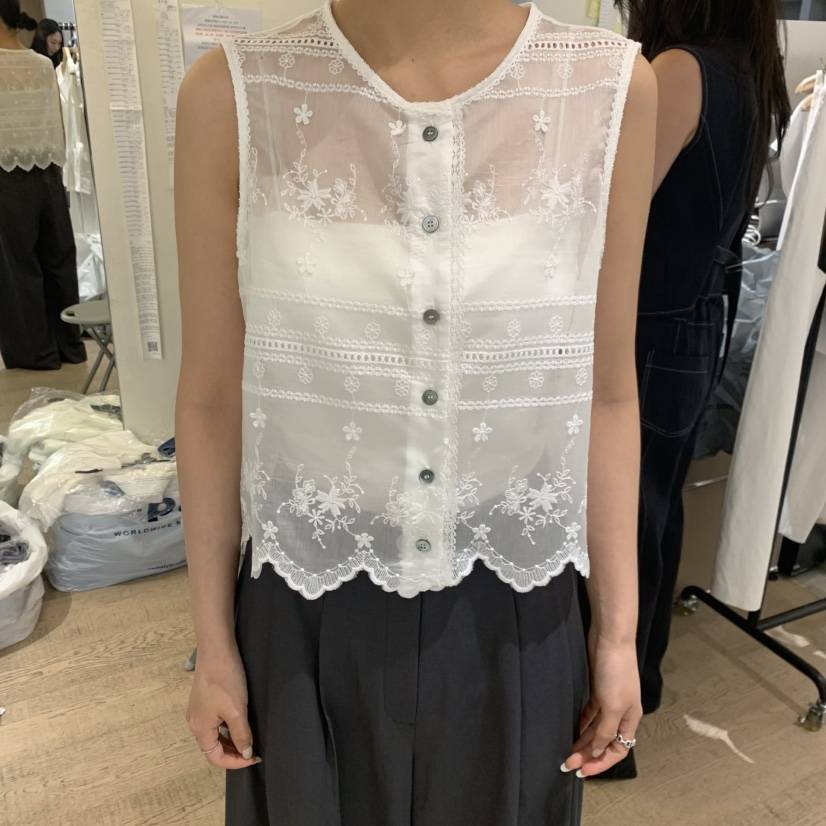 W AND J韓國東大門直郵女裝新款26夏季熱賣人氣吊帶背心W AND J吊帶/背心