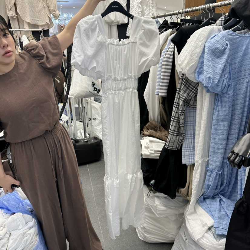 A-DEL韓國直郵實拍女士新品26夏季推薦人氣熱賣時尚連衣裙A-DEL連衣裙