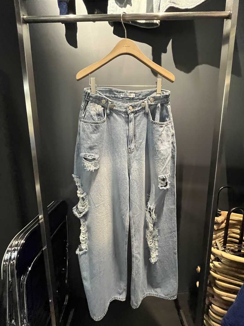 EL BOSQUE韓國直郵實拍女裝新品熱賣時尚推薦人氣牛仔褲EL BOSQUE牛仔褲