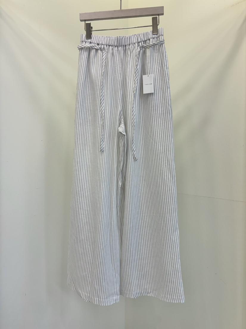 THE LOW韓國東大門直郵女士新品人氣26夏季休閑休閑褲條紋THE LOW休閑褲