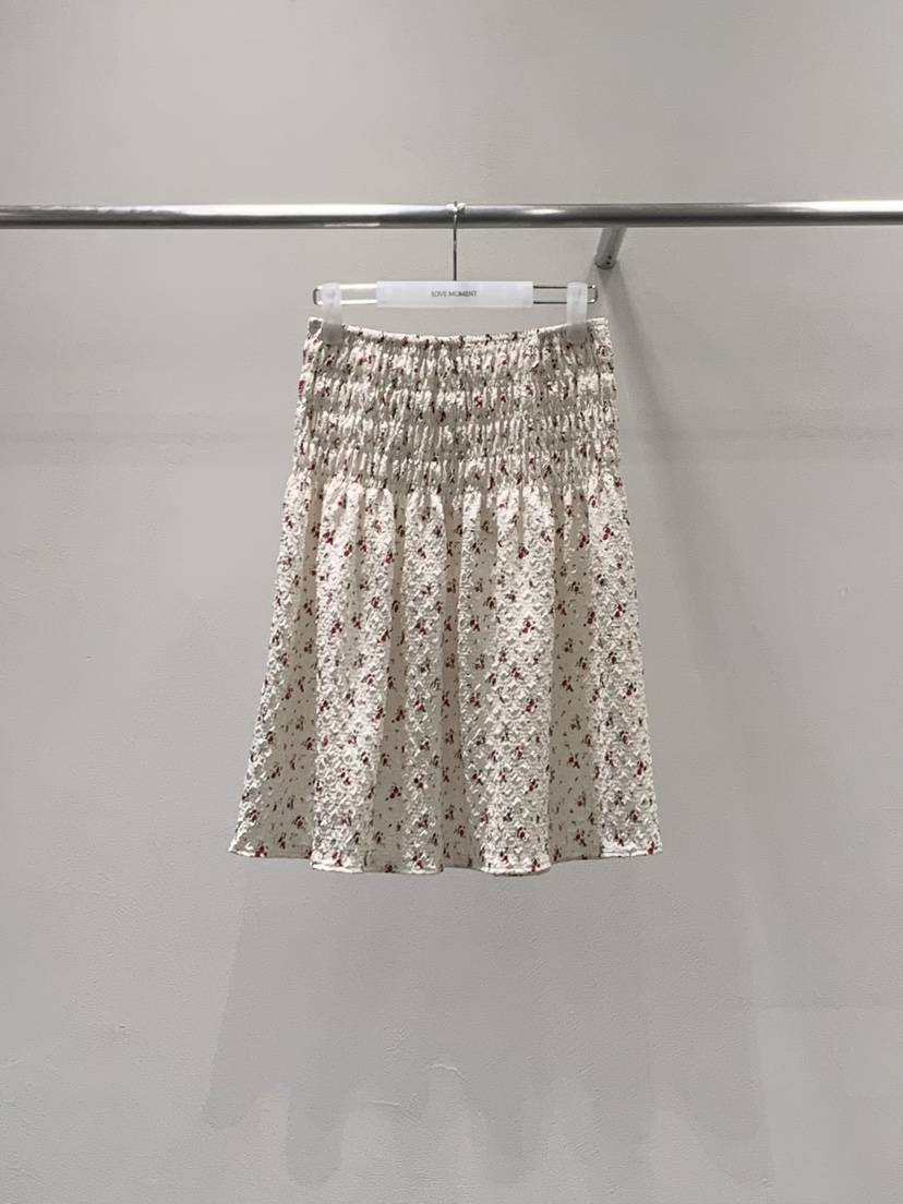 LOVE MOMENT韓國直郵女士新款休閑推薦26夏季半身裙中短裙LOVE MOMENT半身裙/中短裙