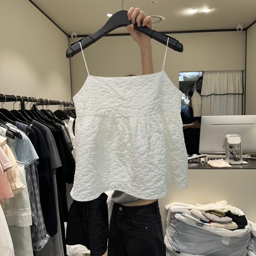 RE STOCK韓國直郵女士新品時尚熱賣26夏季人氣休閑吊帶背心RE STOCK吊帶/背心