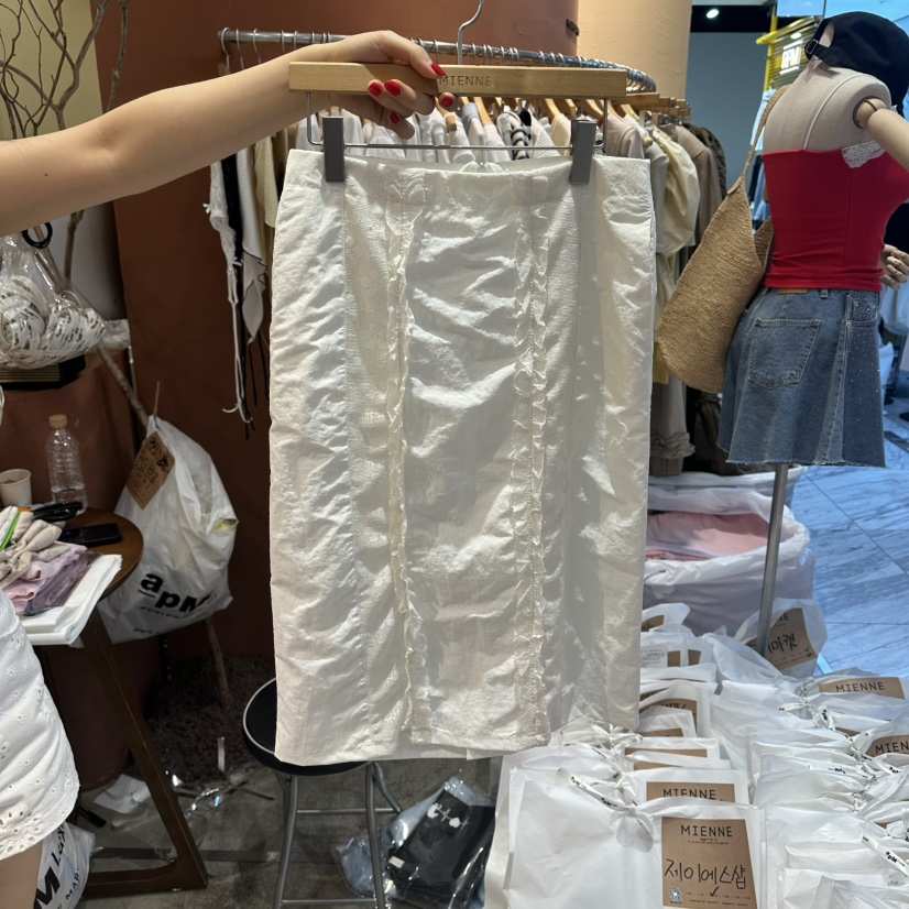MIENNE東大門實拍韓國女士新品熱賣人氣時尚半身裙中短裙MIENNE半身裙/中短裙