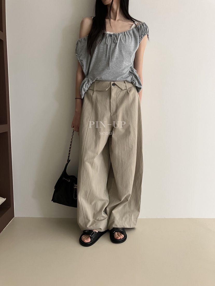 PIN-UP東大門實拍韓國女士新品休閑熱賣時尚推薦人氣休閑褲PIN-UP休閑褲