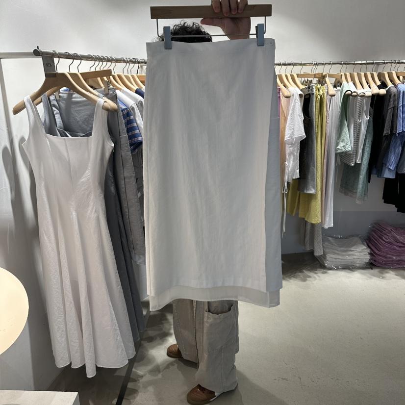 ROOM K-P韓國代購女裝新品推薦26夏季人氣熱賣長裙雙層roomk長裙