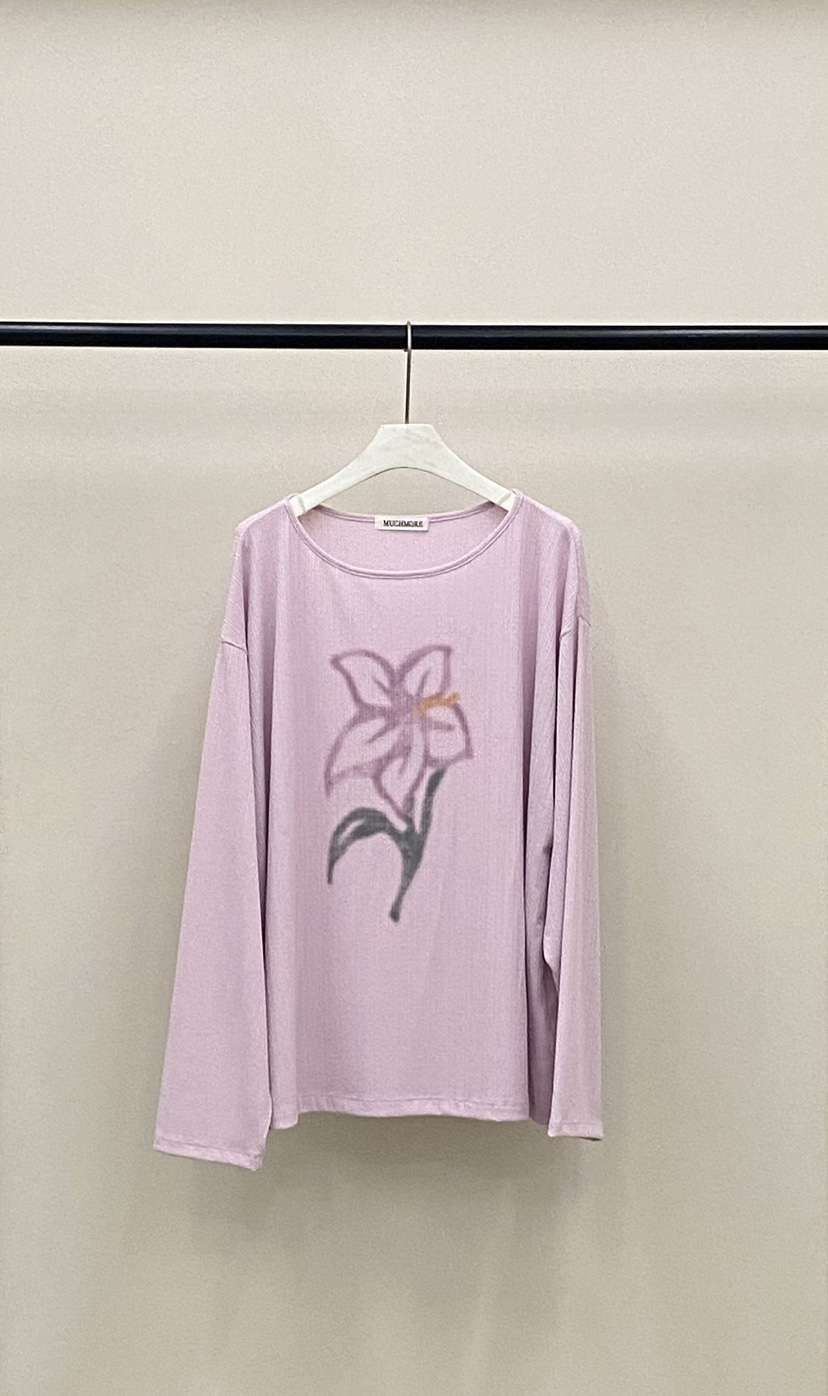 MUCH MORE/JACKPOT韓國直郵實拍女裝新品26夏季長袖T恤MUCH MORE/JACKPOT長袖T恤