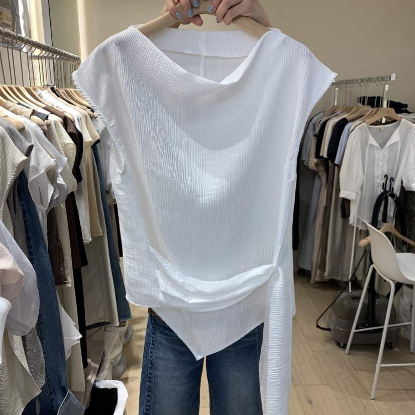 ARCHER東大門實拍韓國女士新品人氣休閑時尚襯衫蕾絲衫腰帶ARCHER襯衫/蕾絲衫