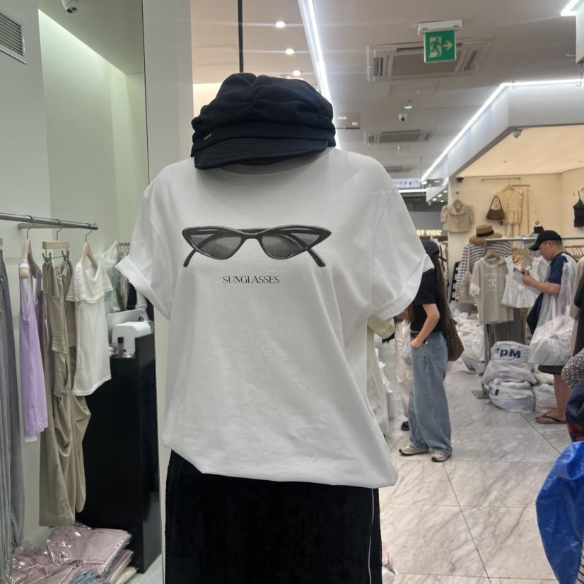 POWDER韓國代購女士新款26夏季休閑熱賣時尚推薦人氣T恤POWDERT恤