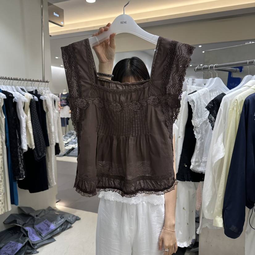 BENE韓國直郵實拍女士新品熱賣時尚26夏季休閑推薦吊帶背心BENE吊帶/背心