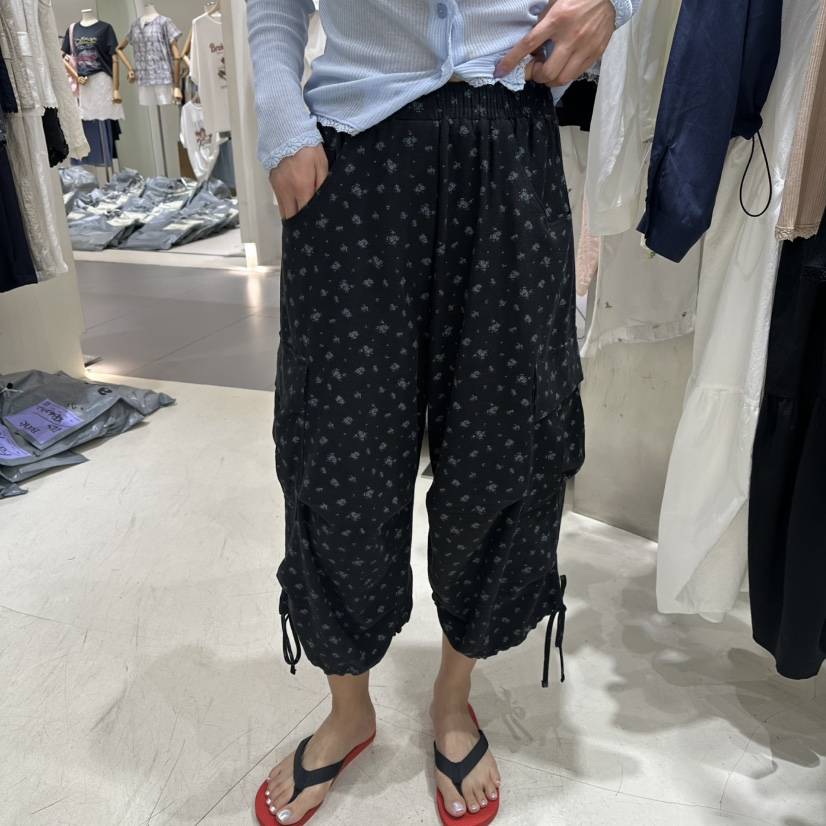BENE韓國直郵實拍女裝新款推薦熱賣人氣時尚休閑休閑褲亞麻BENE休閑褲