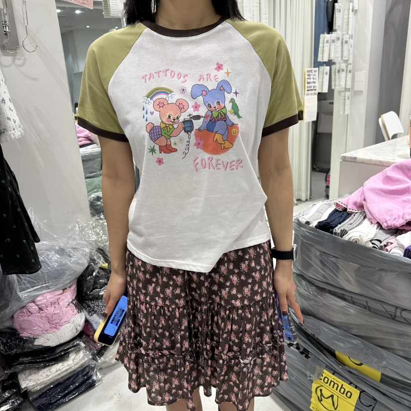 COMBO韓國代購女裝新品推薦熱賣26夏季休閑時尚人氣T恤COM_BOT恤