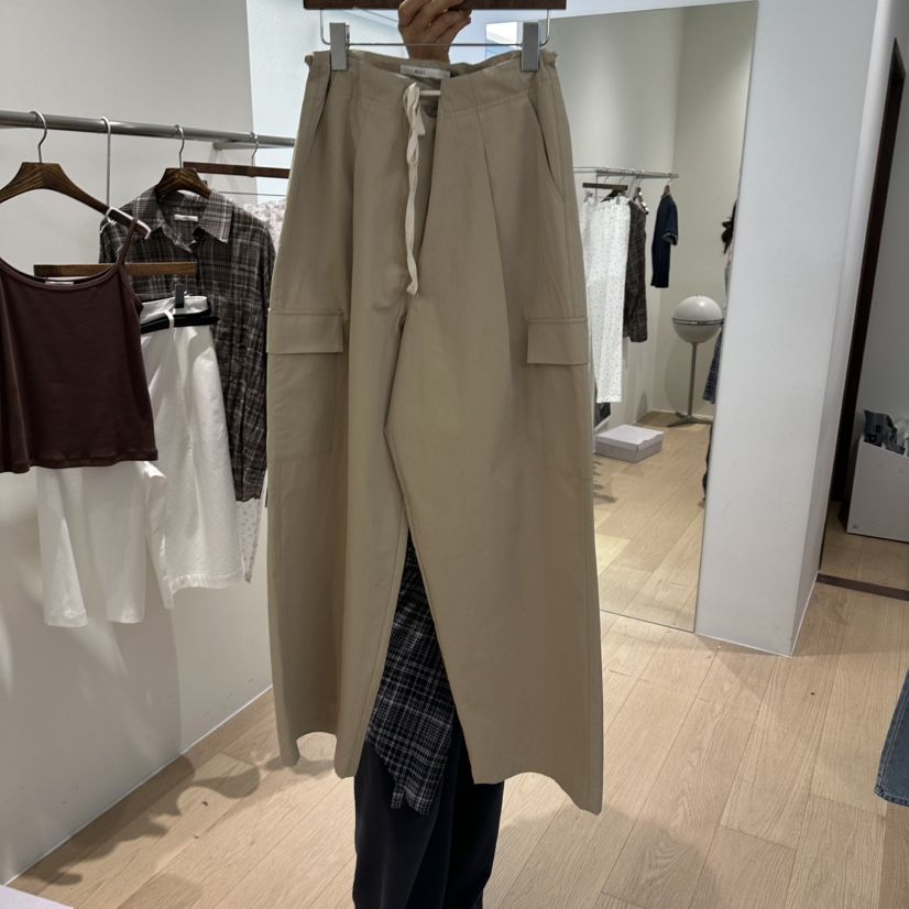 AGO韓國直郵女士新品26夏季熱賣休閑時尚推薦休閑褲工裝褲AGO休閑褲