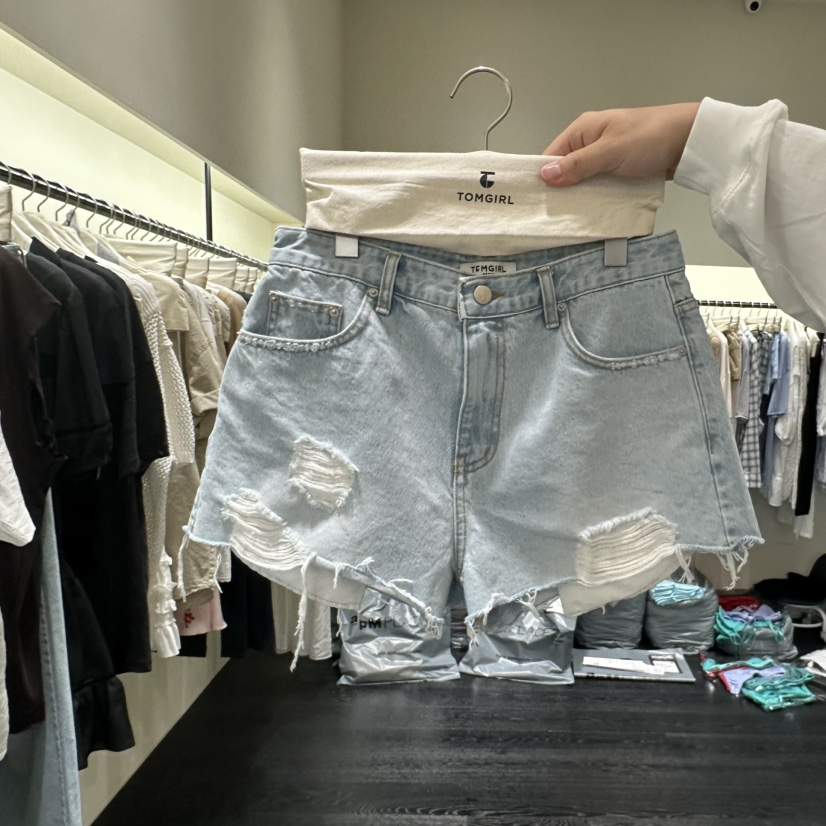 TOMGIRL韓國直郵實拍女士新品人氣時尚熱賣休閑推薦26夏季短褲TOMGIRL短褲