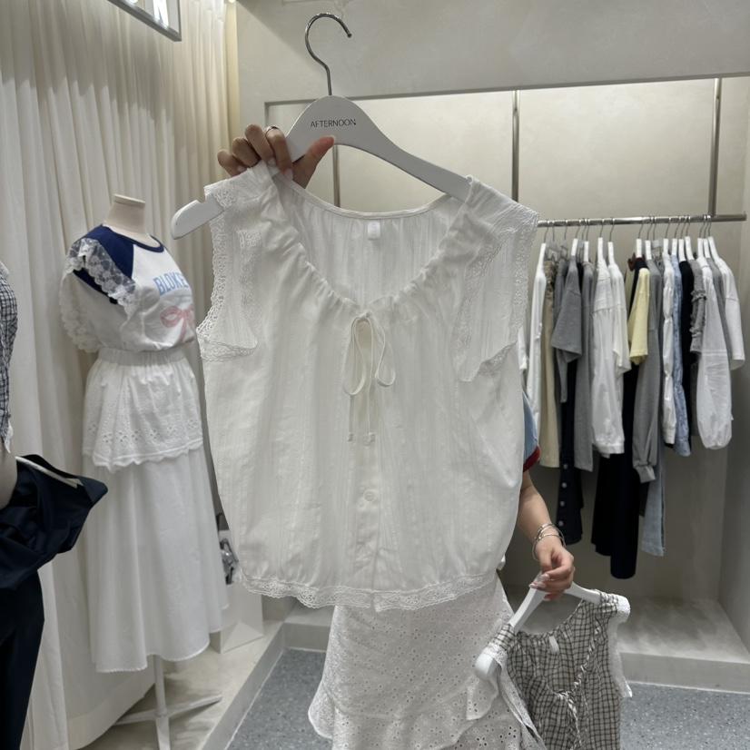 AFTERNOON韓國東大門直郵女士新品人氣休閑26夏季吊帶背心AFTERNOON吊帶/背心