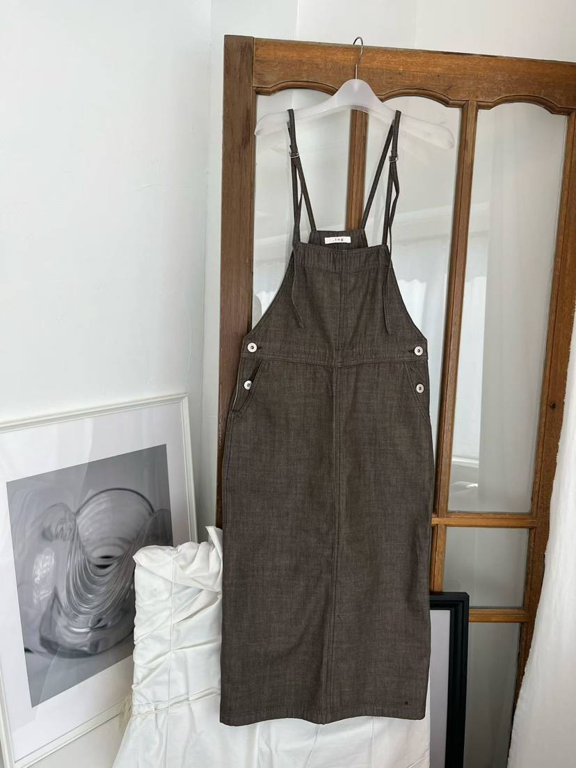TUG韓國東大門直郵女裝新品26夏季時尚推薦人氣連衣裙亞麻TUG連衣裙