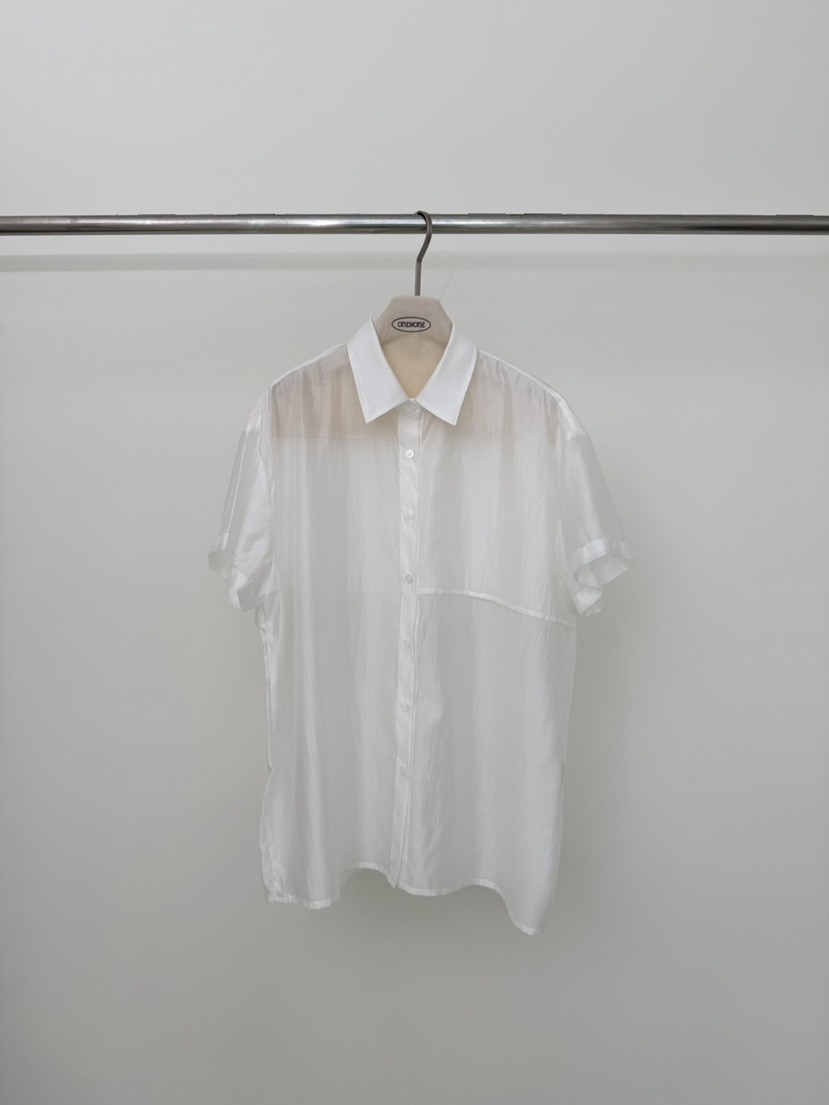 ONE MONE東大門實拍韓國女裝新品推薦熱賣休閑襯衫蕾絲衫ONE MONE襯衫/蕾絲衫