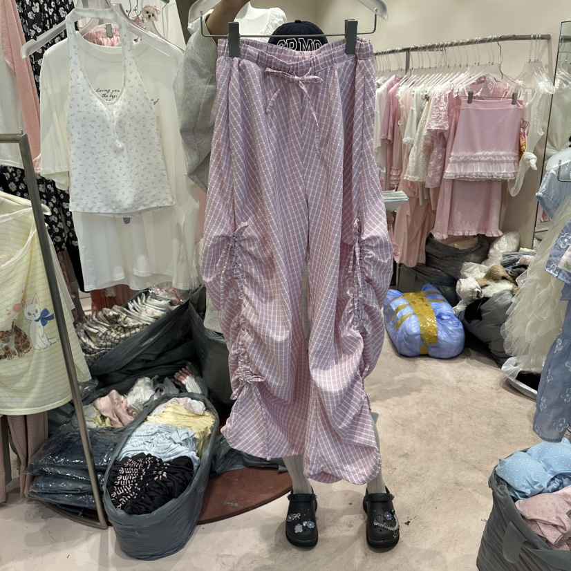 MIMME/LOOKK韓國東大門直郵女士新品熱賣26夏季人氣休閑褲MIMME/LOOKK休閑褲