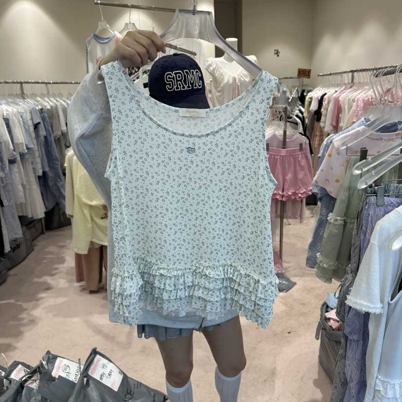 MIMME/LOOKK韓國東大門代購女士新款26夏季吊帶背心不含內搭MIMME/LOOKK吊帶/背心
