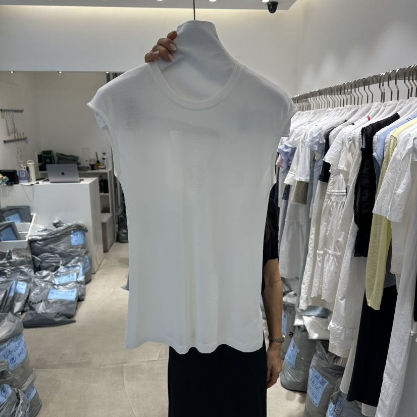 RICH SISTER東大門實拍韓國女裝新品休閑熱賣時尚T恤開衩RICH SISTERT恤
