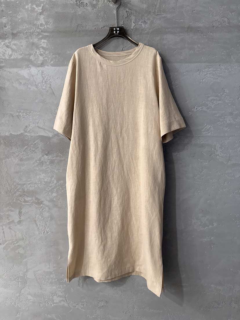 COME OPEN/HAPER韓國代購女士新品時尚推薦熱賣連衣裙亞麻CMOP/COME OPEN-HAPER連衣裙