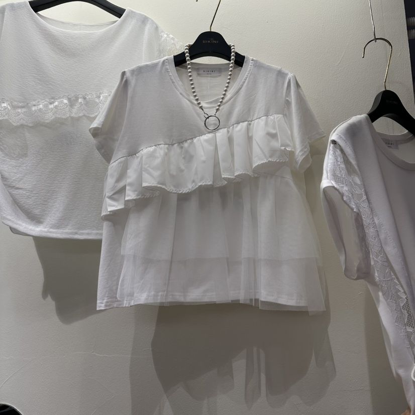 BIKINI韓國直郵女裝新品26夏季時尚休閑推薦熱賣T恤不含項鏈BIKINIT恤