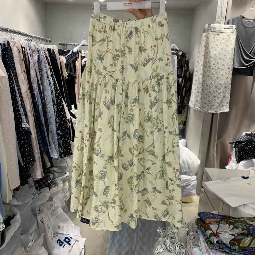 LOGROAD韓國直郵女士新品人氣時尚26夏季推薦熱賣休閑長裙LOG ROAD長裙