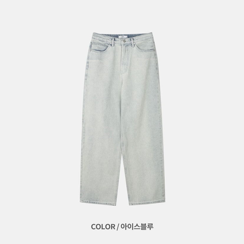 LEROY/MOLE東大門實拍韓國女裝新品熱賣休閑牛仔褲男女同款LEROY/MOLE牛仔褲