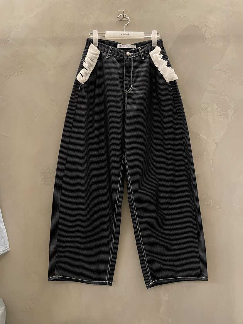 MULCUP韓國代購女士新品26夏季熱賣時尚人氣休閑推薦休閑褲MULCUP休閑褲