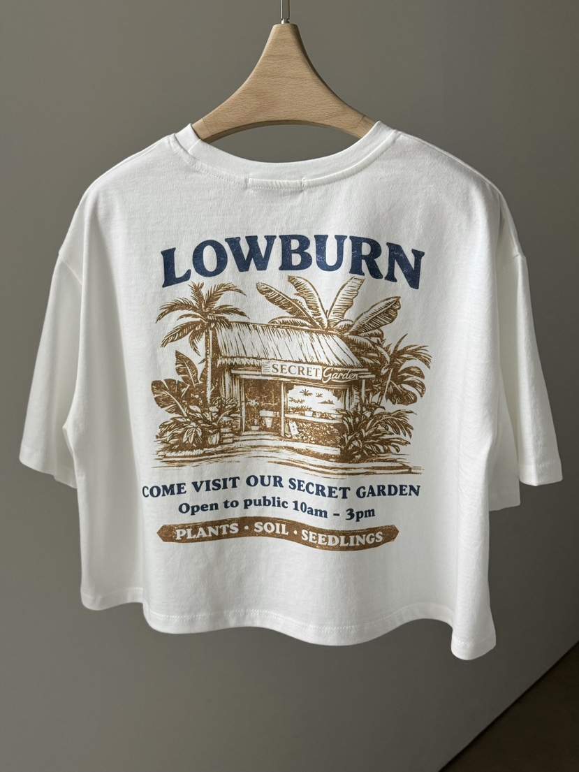 LOWBURN韓國直郵女裝新款推薦時尚休閑熱賣人氣26夏季T恤LOWBURNT恤