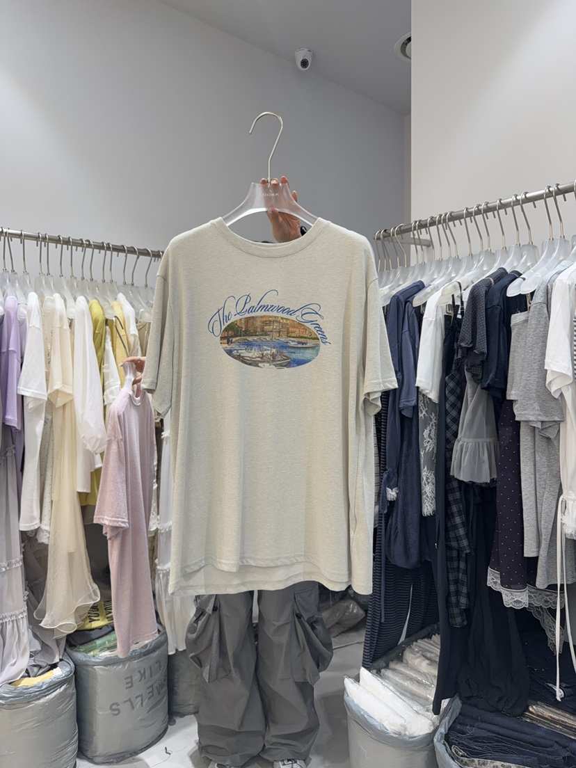 LOOKK/MIMME韓國直郵女裝新款時尚26夏季推薦休閑熱賣T恤LOOKK/MIMMET恤