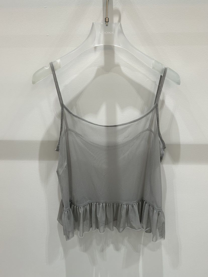 LOOKK/MIMME韓國東大門直郵女士新品熱賣吊帶背心網眼無袖LOOKK/MIMME吊帶/背心