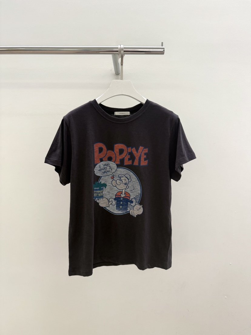 PEBBLE韓國直郵女裝新品人氣26夏季推薦時尚熱賣休閑T恤PEBBLET恤