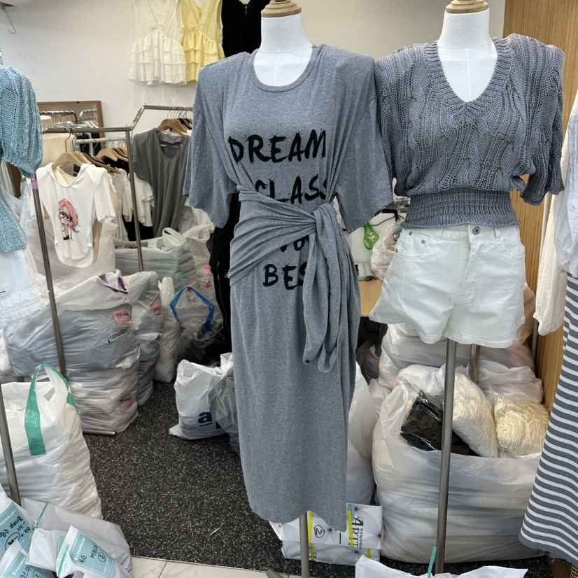 SAGE BRUSH韓國直郵女士新品26夏季推薦熱賣休閑連衣裙披肩SAGE BRUSH連衣裙