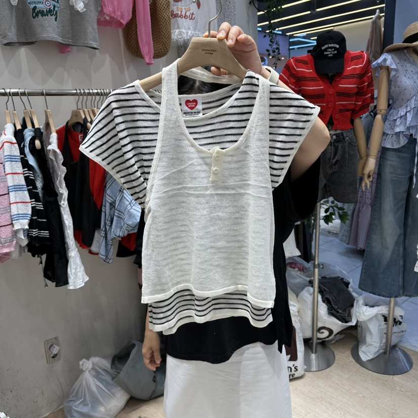 UNDERSTAR_VINTAGE韓國東大門直郵女士新品26夏季套裝套裝露背UNDERSTAR_VINTAGE套裝