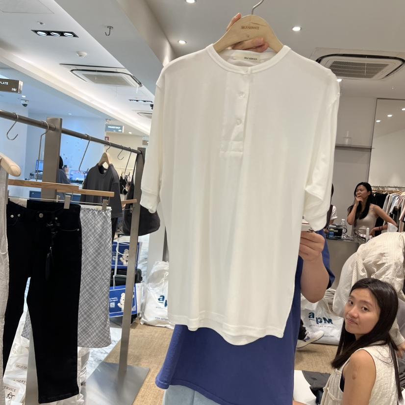 SELF SERVICE韓國東大門代購女士新品推薦熱賣時尚人氣T恤SELF SERVICET恤
