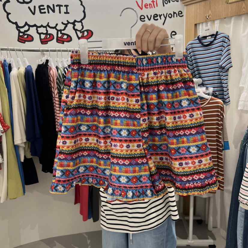 VENTI韓國直郵實拍女士新品熱賣26夏季時尚休閑人氣推薦短褲VENTI短褲