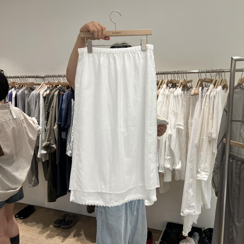 SELF SERVICE韓國東大門直郵女士新款休閑26夏季半身裙中短裙SELF SERVICE半身裙/中短裙
