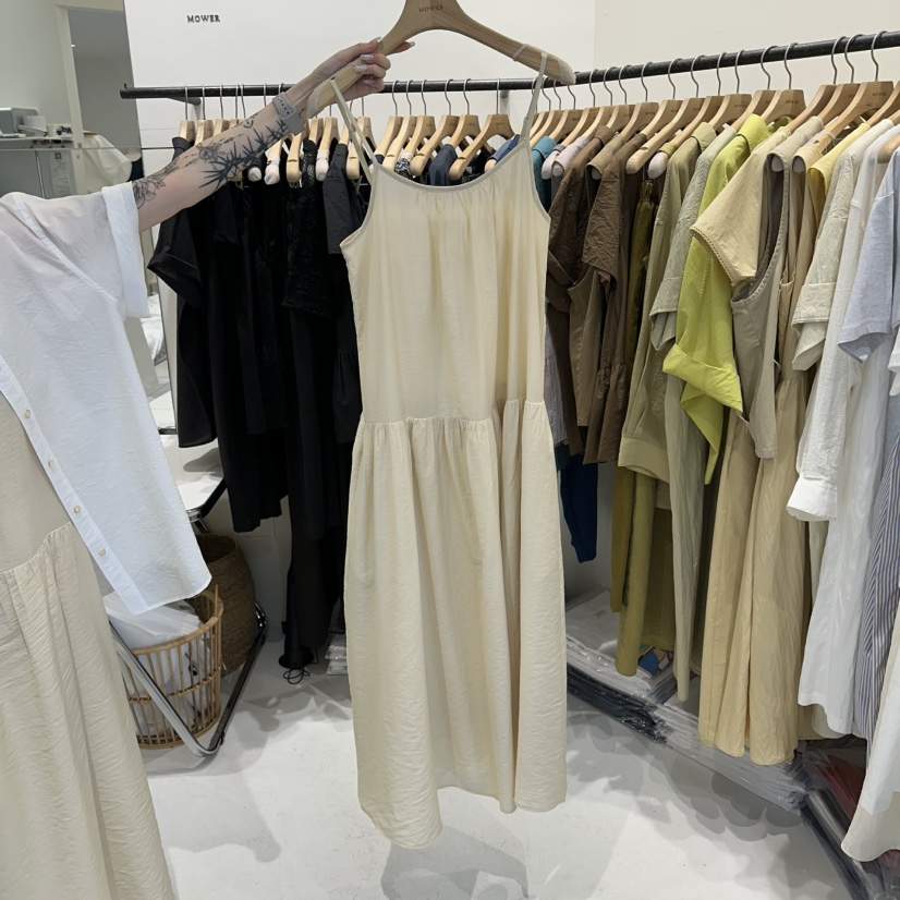 MOWER韓國直郵女裝新品時尚熱賣26夏季休閑人氣連衣裙柔軟MOWER連衣裙