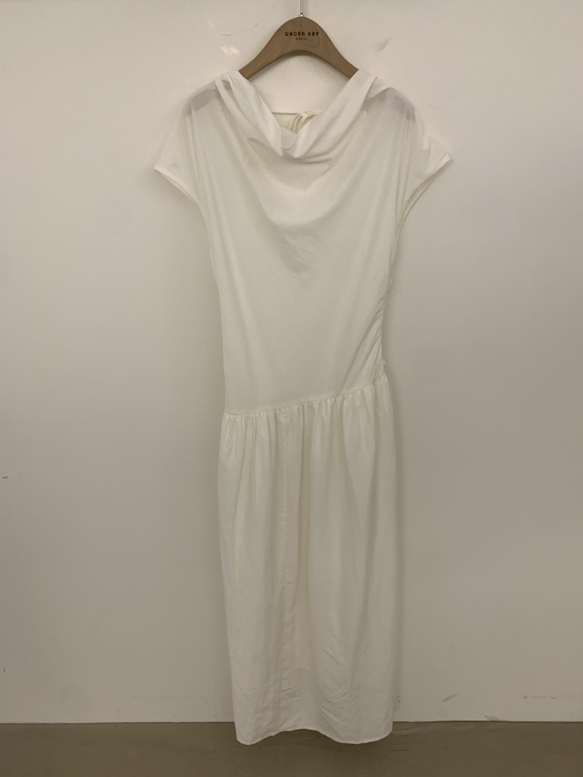 UNDER KEY韓國直郵女士新品26夏季時尚連衣裙亞麻布絲帶UNDER KEY連衣裙
